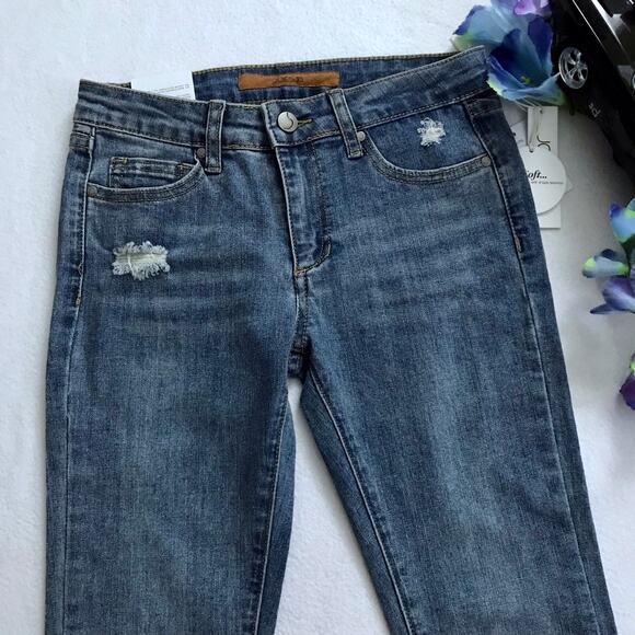 Joe's NWT The Markie Mid Rise Skinny Ankle Jeans Girls 14 - Picture 3 of 12